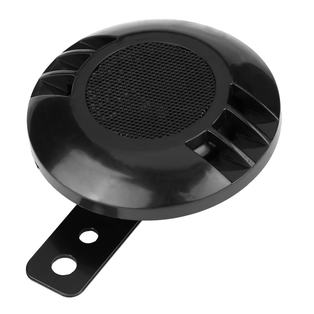 110dB 430HZ głośny elektryczny klakson ślimakowy głośnik uniwersalny robić 12V motocykl samochodowy czarna wodoodporna piaskowa Moto klakson ślimakowy