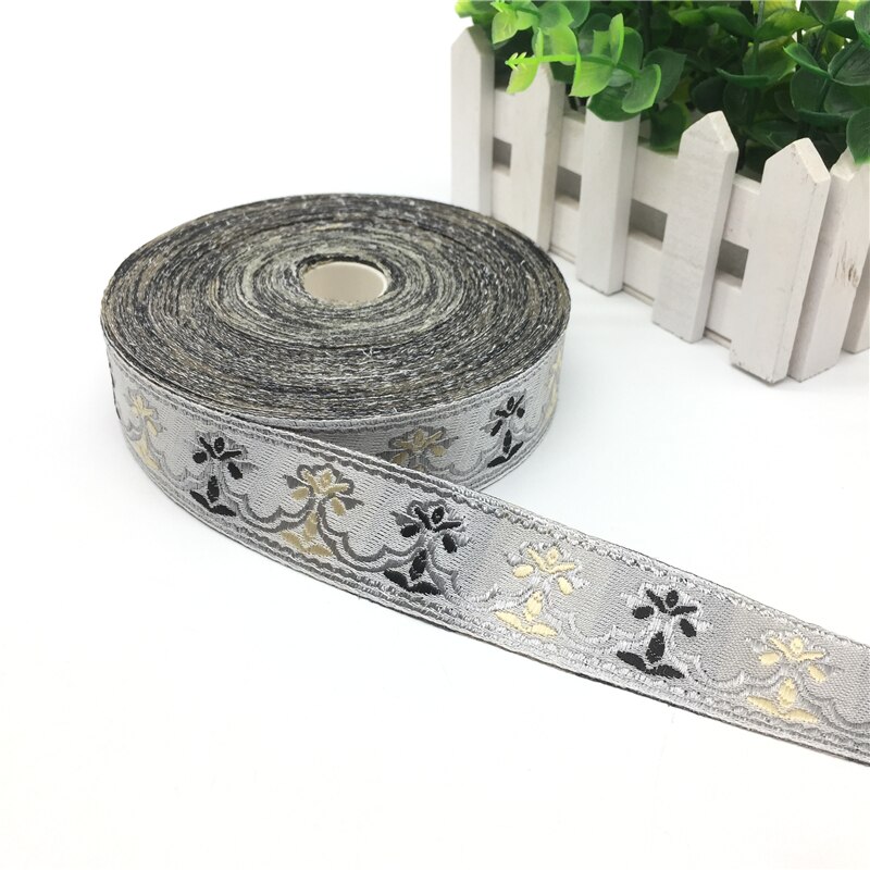 3 yards 30mm Etnische Geborduurde Jacquard Linten Trim DIY Voor Kleding Naaien Hoofddeksels Handwerk Decoratie: 07