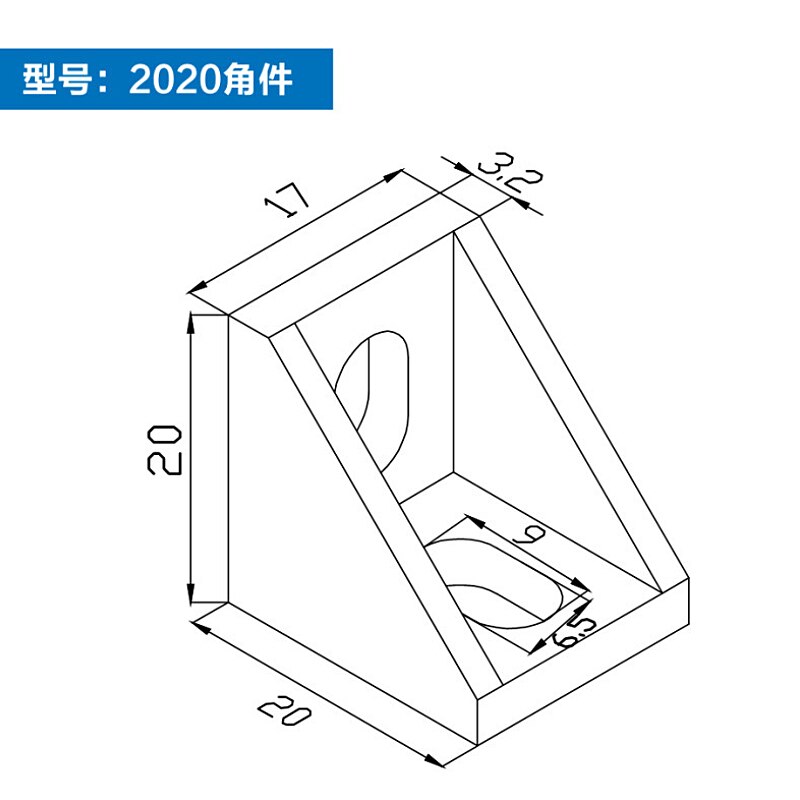 10 stk / sæt 3030 4040 hjørne montering vinkel aluminium stik beslag fastgørelse møbler hardware: 2020
