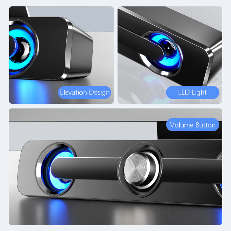 Altavoz Portátil con Bluetooth 5,0, dispositivo estéreo con doble efecto de graves, manos libres, FM, color negro, para portátil, teléfono, tableta, MP3 y MP4