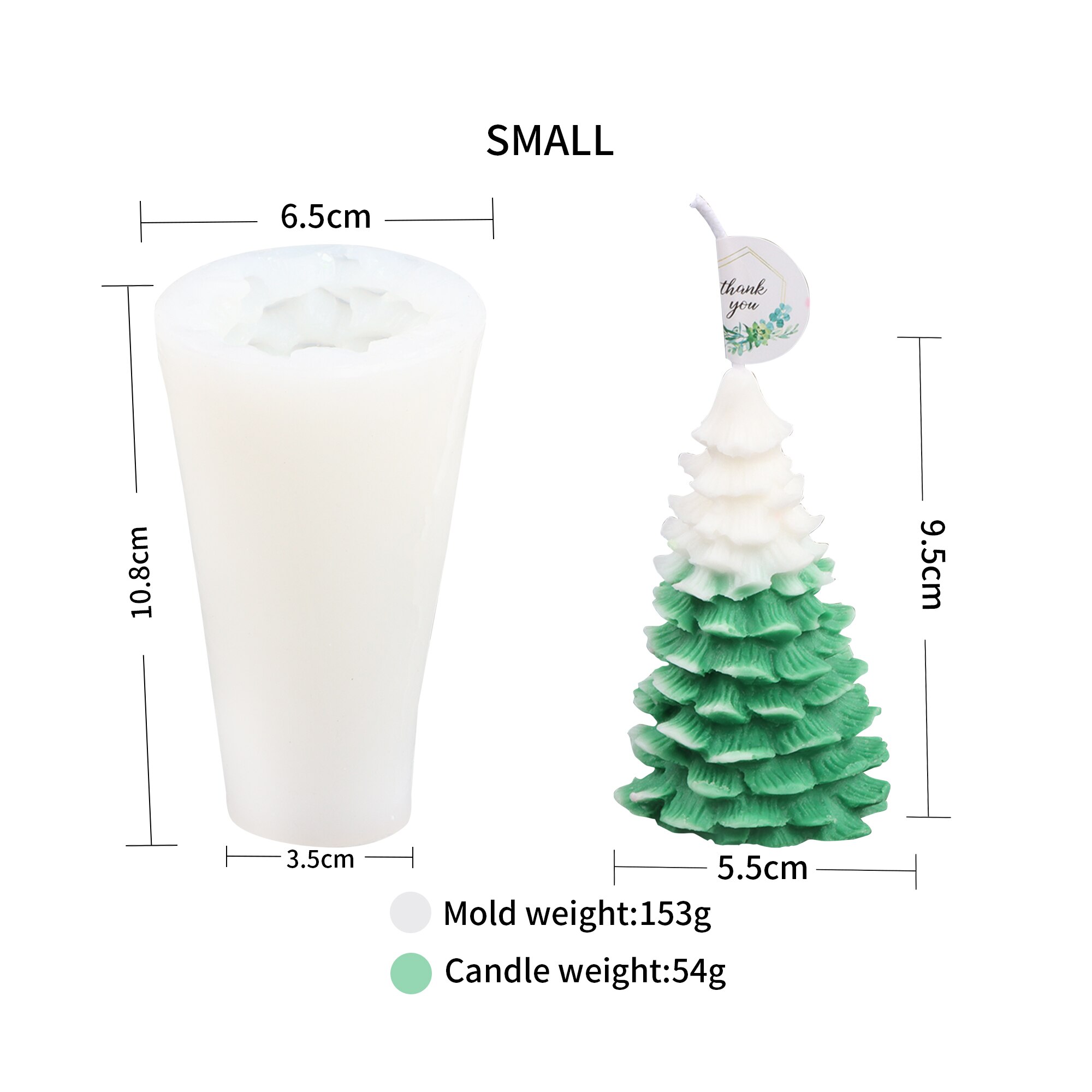 Stampi per candele in pino di natale in Silicone 3D per la festa di natale Dessert al cioccolato decorazione per torta fondente Aroma sapone stampo