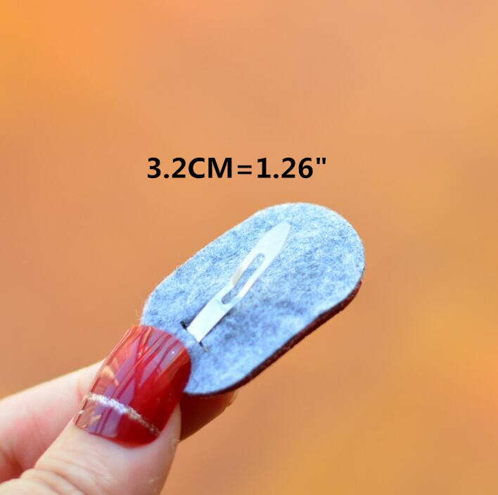 Girls Cartoon Animal Snap Hair Clips 8pcs/Set Suede Hairpins Kids Beads Small Barrettes Toddlers Child Hair Accessories