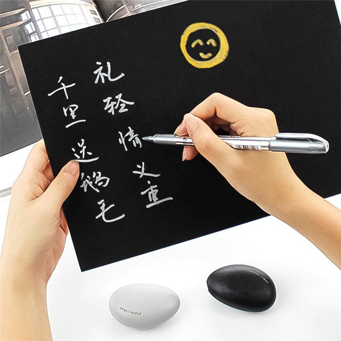 1 stück Gold Silber Schnelle Trockene Wasserdichte dauerhaft Öl Marker Stifte Reifen CD Stoff Zeichnung Gruß Karte Unterschrift Kalligraphie Stift