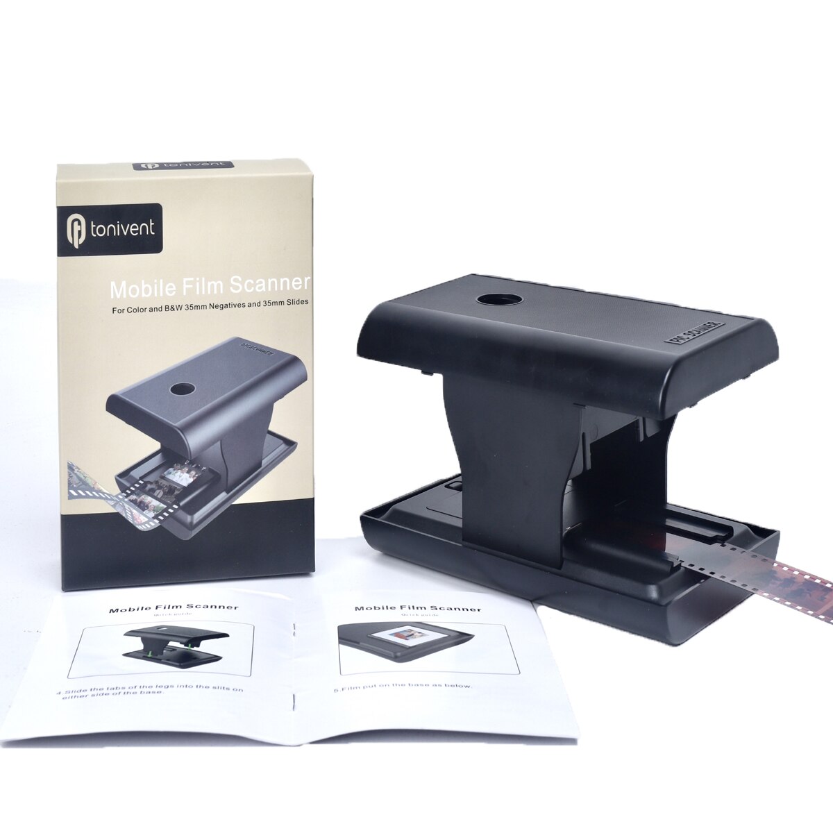 Phone Film Scanner TON169 Mobile Film Slide Scanner To Scan And Play With Old 35mm 135mm Films And Slides Using Your Smartphone: Default Title