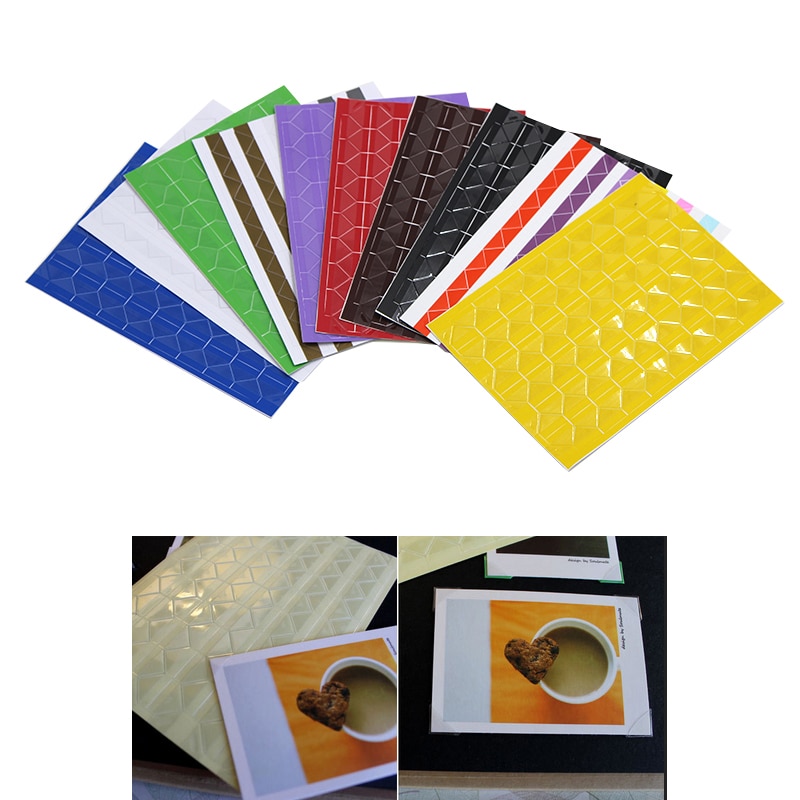 PVC Stickers DIY Photo Albums Frame Corner Paste Manual Photo Album Picture Decoration Accessories