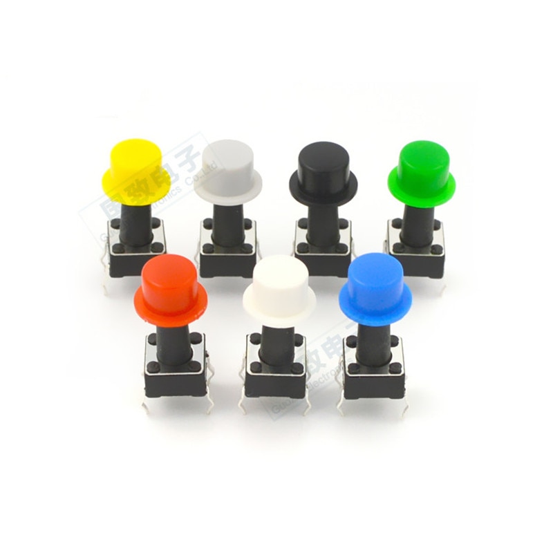 100pieces A101 switch button cap inner diameter 3.4mm suitable for 6 * 6 key switch tact switch