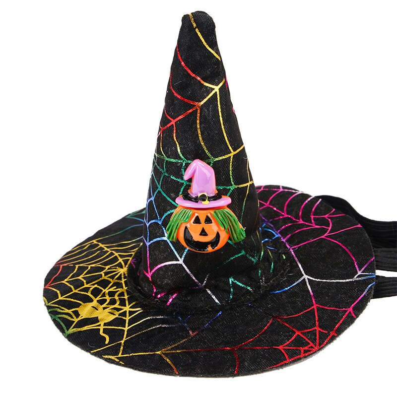 Grappige Kat Kostuum Halloween Tovenaarshoed Vermomming Accessoires Voor Katten Kerst Jaar Pak Voor Kleine Honden Dierbenodigdheden