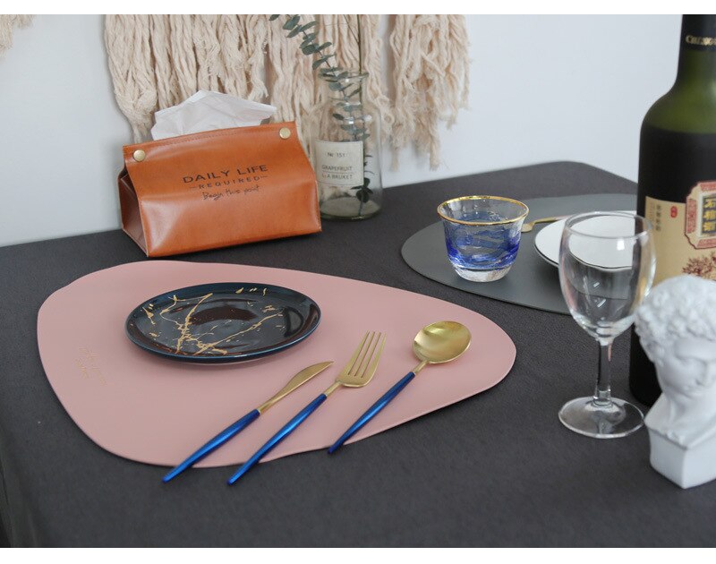 Kichen accessories nordic ins skinnmatte bordmatte husholdning enkel vanntett oljefast isoleringsunderlag til bord