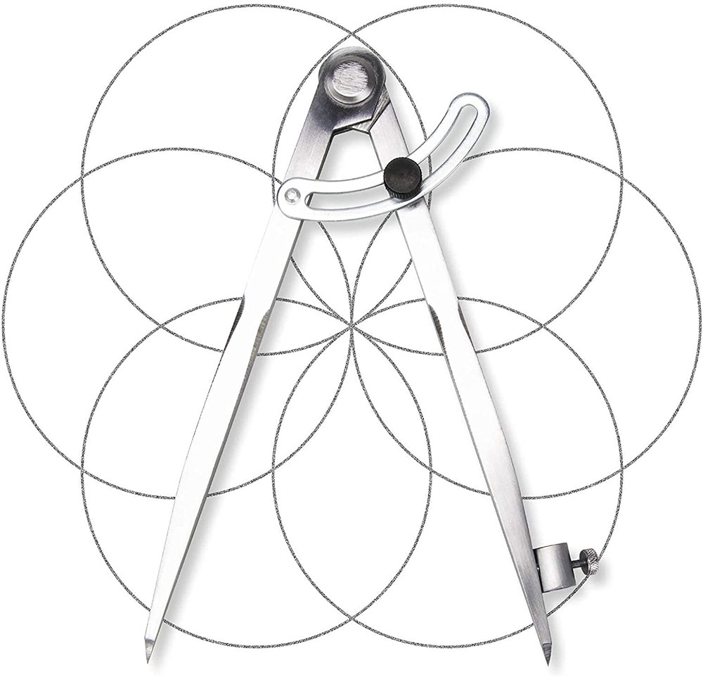 Houtbewerking Kompas Tekening Timmerman Kompas 100... – Vicedeal, image size:1000x962