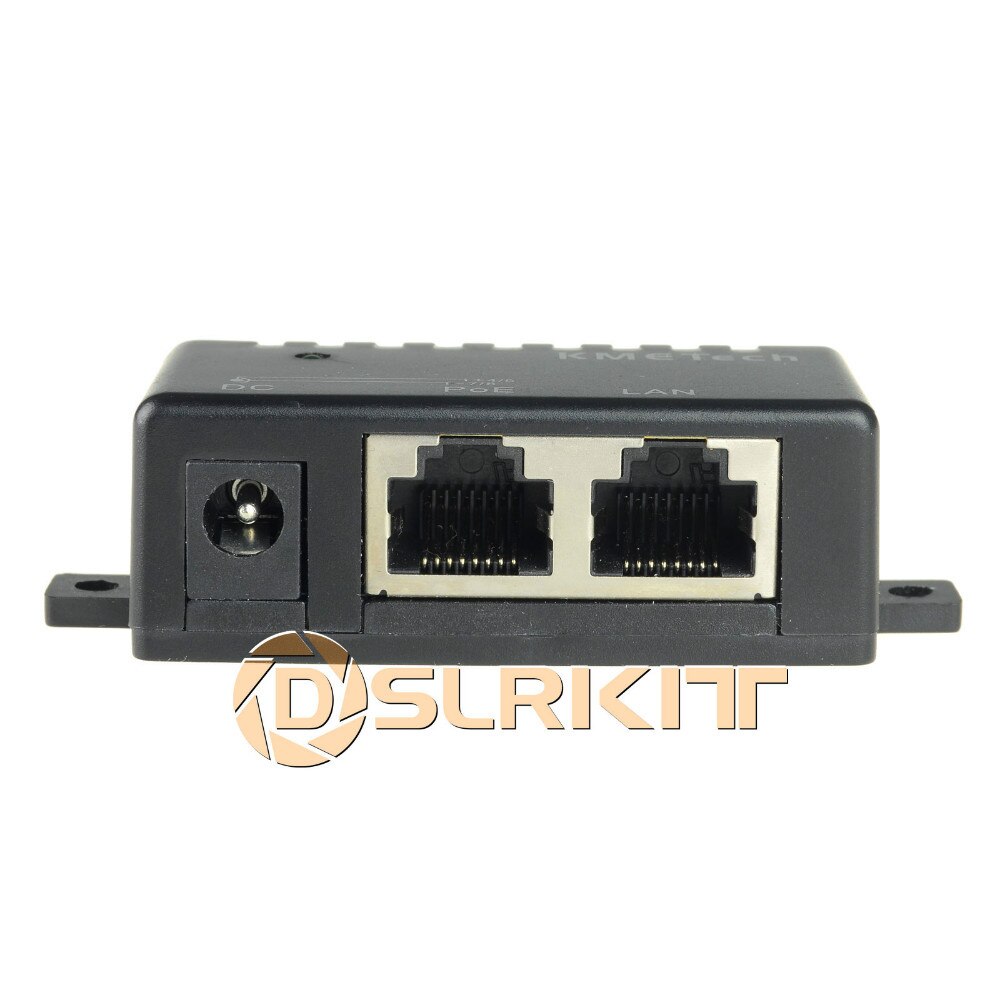 Module séparateur d&#39;injecteur passif PoE, montage mural (4,5 +/7,8-) w/ 5.5*2.1mm port DC