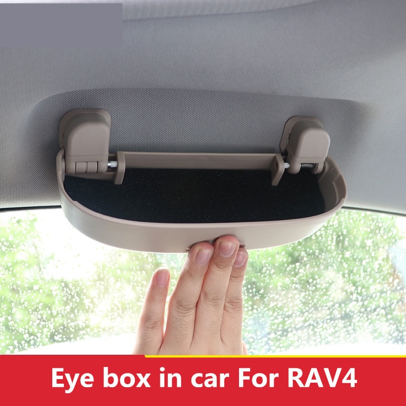 Voor Toyota RAV4 Eye Doos In Glazen Opbergdoos RAV4 Interieur Wijziging En Upgrad 1 Pcs
