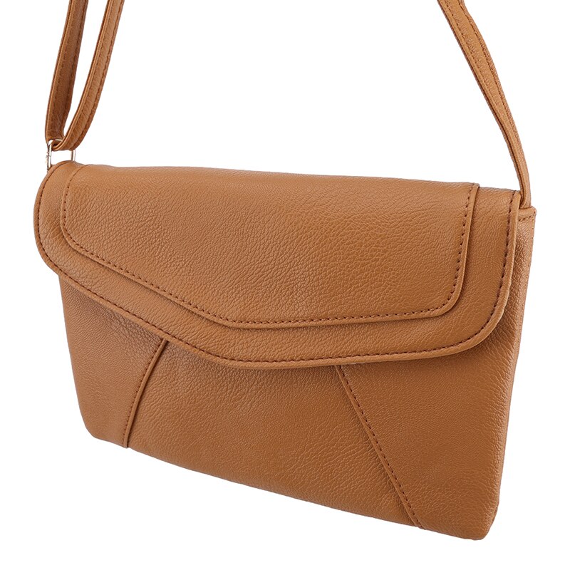 Bolso cruzado de para mujer, bolso de hombro lavado suave negro, bolso de mensajero de retales, Bolso pequeño con solapa para niñas