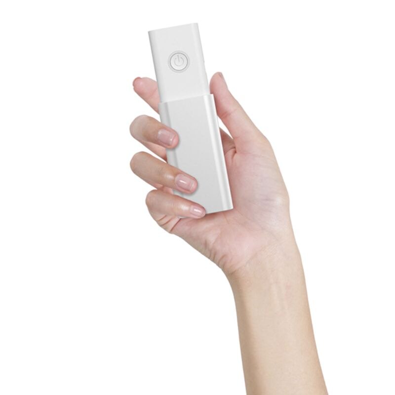 Draagbare, handzame led uv-ontsmettingslamp met intrekbare kiemdodende desinfectielamp voor thuis, kantoor, hotel en reizen