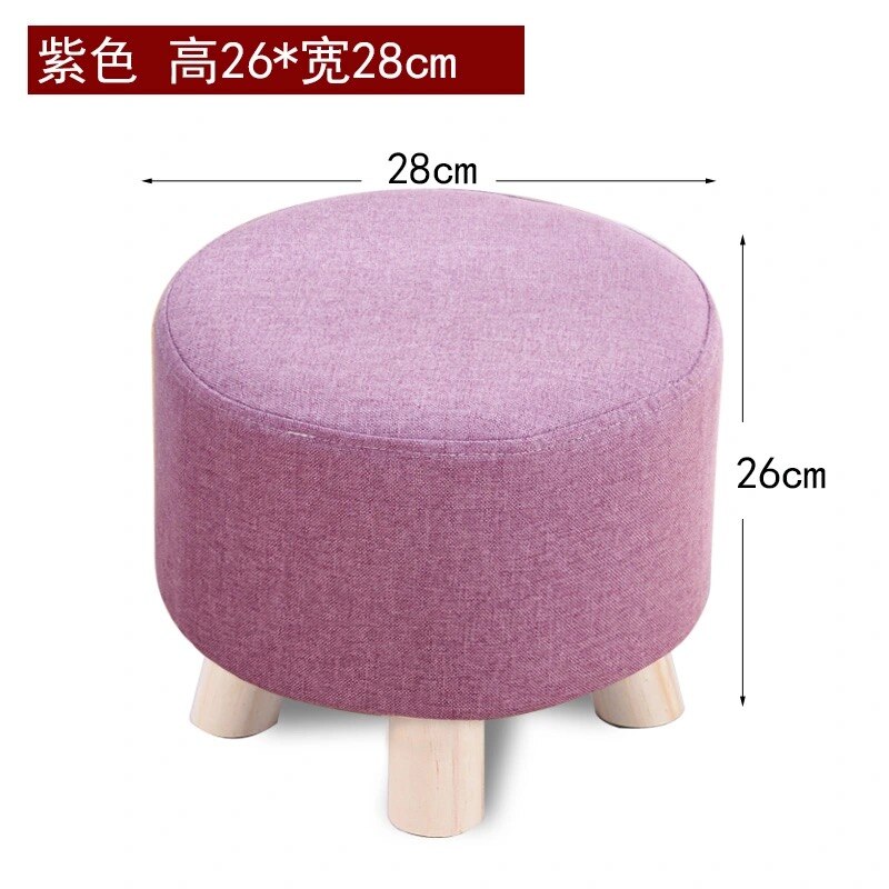 Hause Sofa Runde Hocker Tuch Kunst Wohnzimmer Tee Tisch HüGel Holz Kreative Kleine Fuß Hocker Sattel freundlicher Hocker Bank: 10