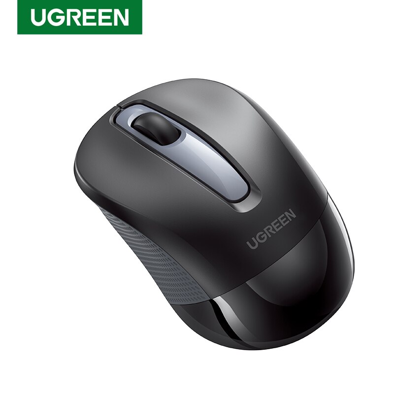 UGREEN Mouse Wireless Ergonomic Shape Silent Click 2400 DPI For MacBook Tablet Computer Laptop PC Mice Quiet 2.4G Wireless Mouse: Default Title