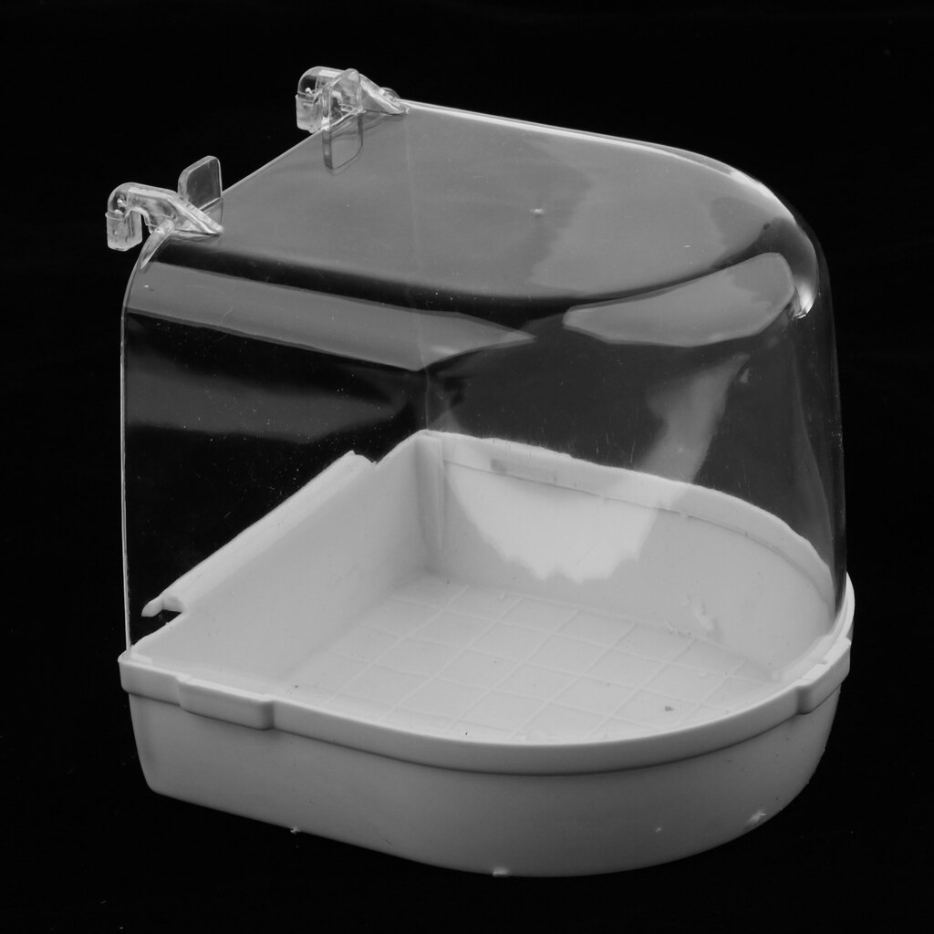 Baignoire à oiseaux suspendue | Cube, boîte de baignoire, bol Cage, accessoire pour oiseau perroquet 13x13x13 cm