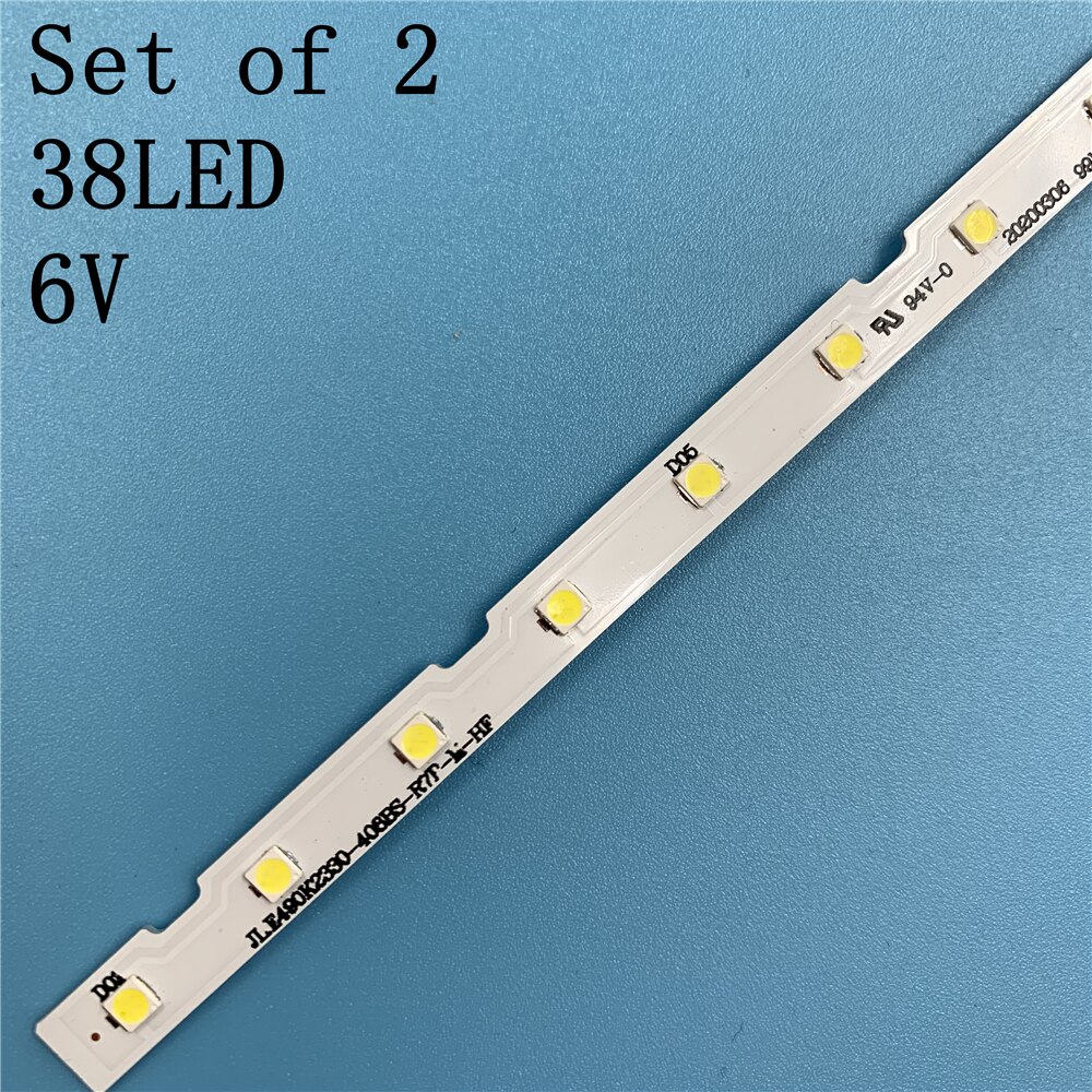 LED Backlight Strip for Samsung UE49NU7172 UE49NU7140 UE49NU7670 UE49NU7100 NU7100_STS49081_38LEDS_3030F AOT_49_NU7300
