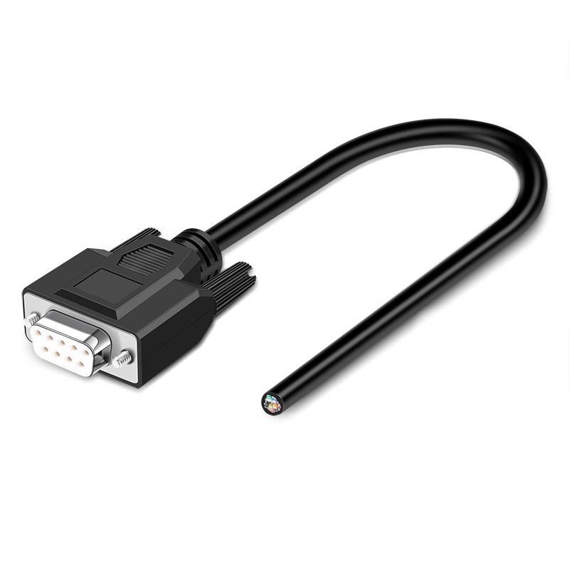 DB9 DB15 DB25 Connector Cable 24AWG 9/15/25 Pin Soldering-free Signal Line Male Female RS232 Serial Port Plug Shielded Data Wire: Orange / 50-79Pcs