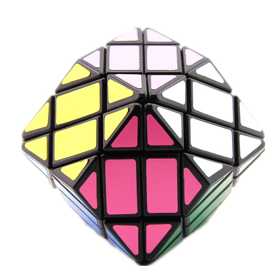 Lanlan 4X4 Ruitvormige Dodecaëder Black Pvc Sticker Educatief Cubo Magico Speelgoed Puzzel Speelgoed Voor Kinderen Kids speelgoed