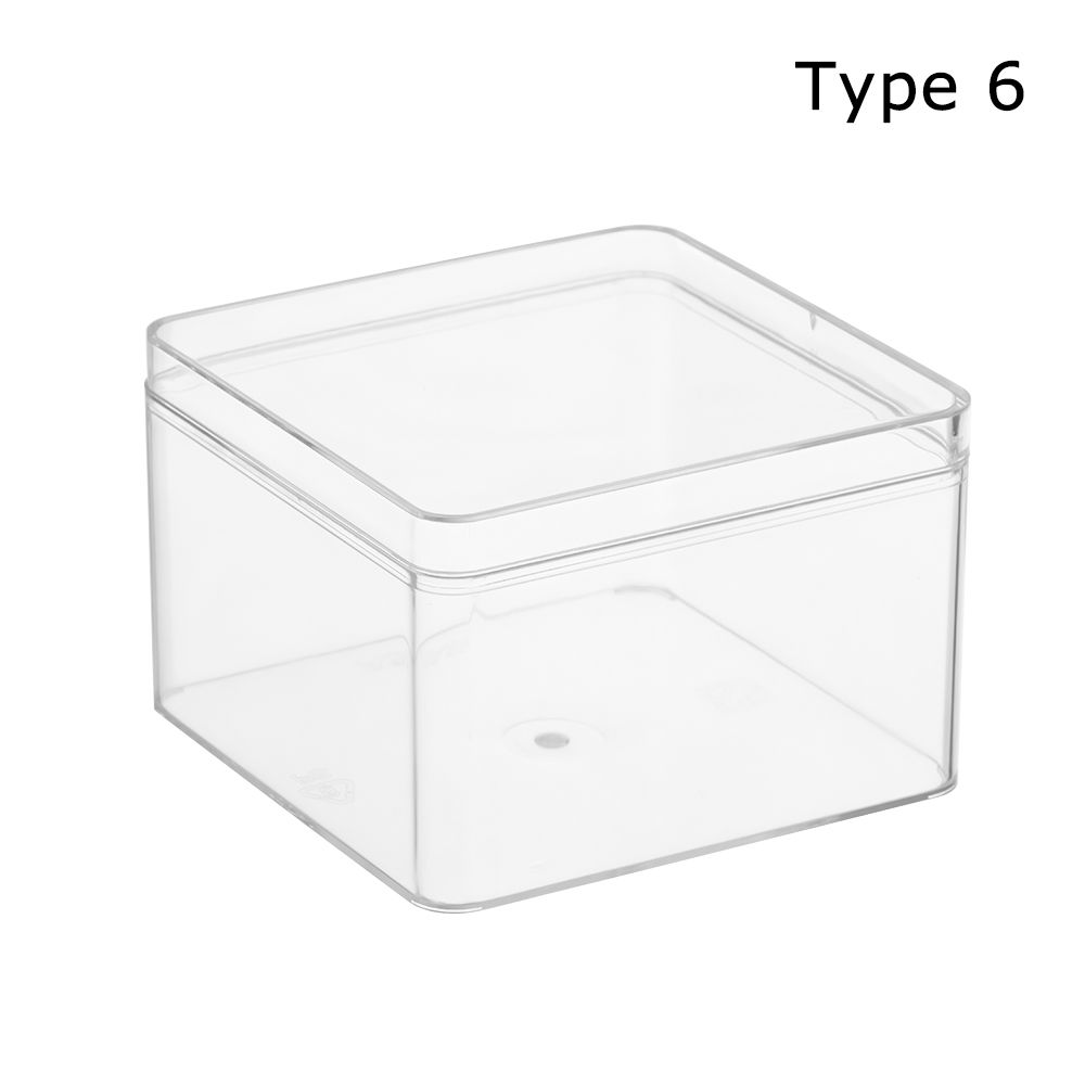 Display Cabinet Home Storage Dust Cover Storage Holders Storage Racks Acrylic Cases Display Boxes Doll Organizer: Type 6