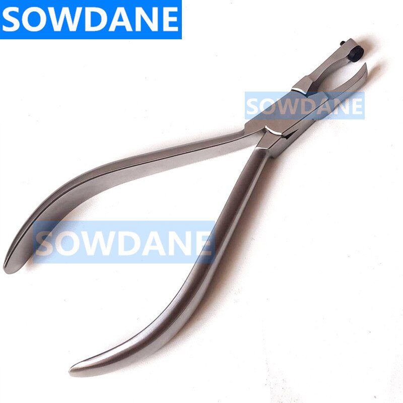 Tandheelkundige Orthodontische Band Verwijderen Tang Beugel Verwijderen Forcep Dental Orthodontische Remover Instrument Lange Hoofd Met Zachte Pad: 2 pieces plier