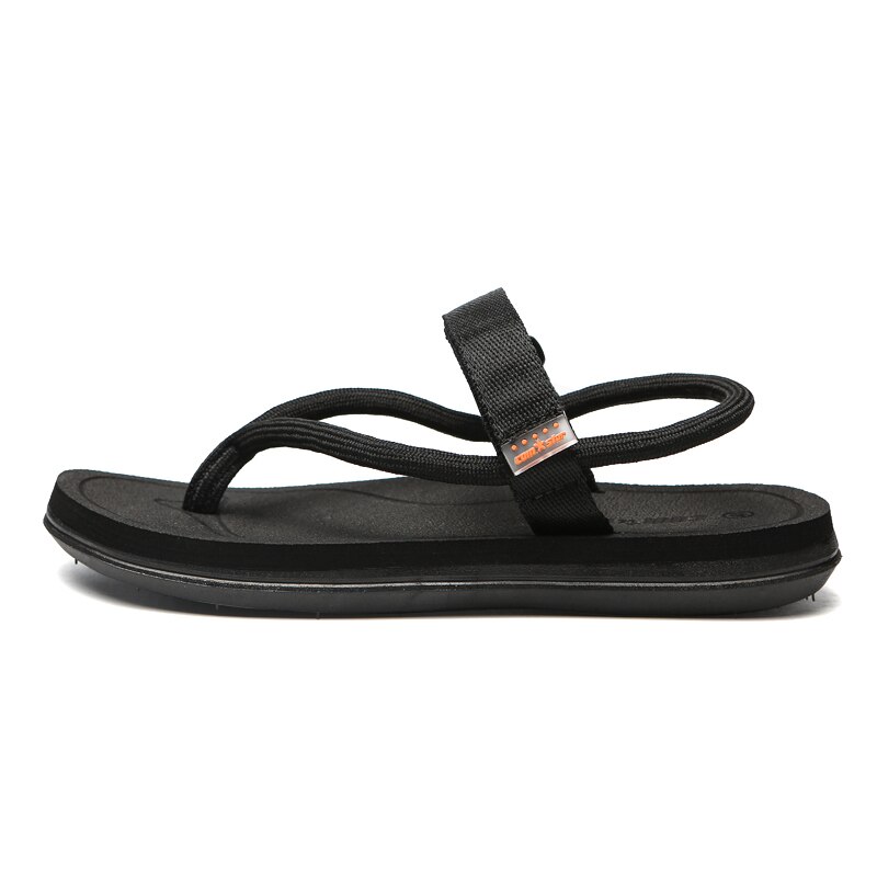 Zomer mannen Sandalen Mode Zomer Strand Schoenen Casual Mannen Sandalen Outdoor Mannelijke Sandaal Liefhebbers Sandalias Mannen: Black / 9