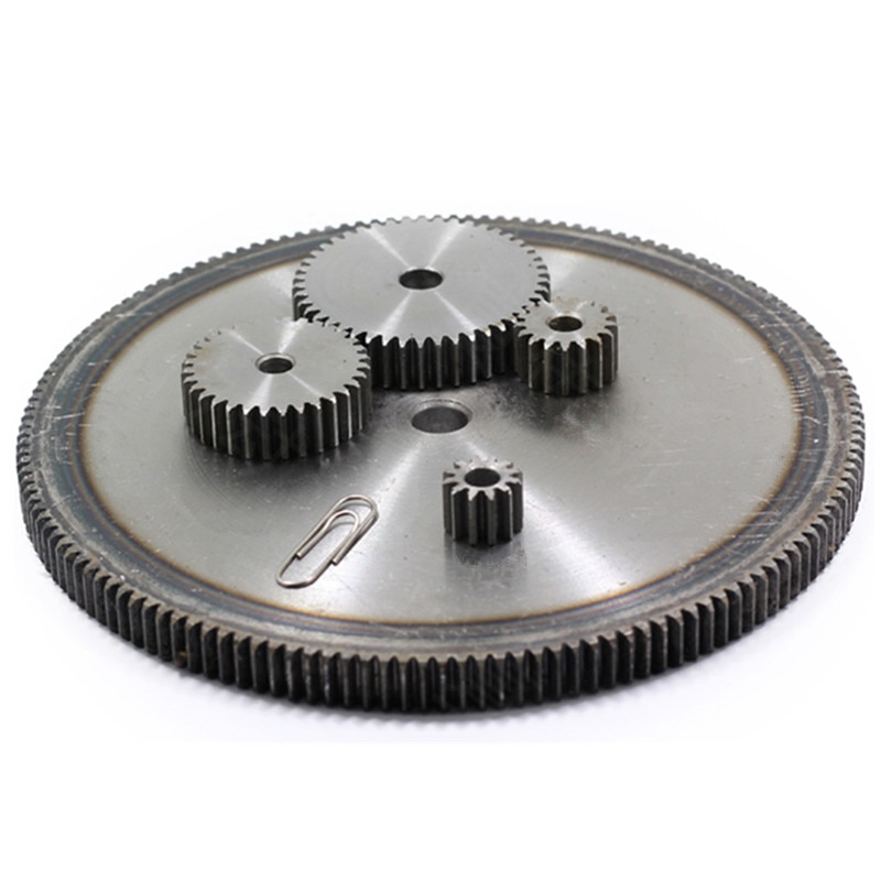 1 Mold gears is 45 # steel pinion and rack straight gear is gear 10 mm thickness gear wheel 43 to 58 tooth hole process