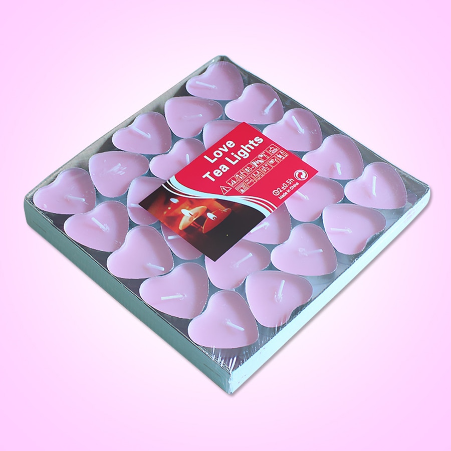 Bougies chauffe-bougie de mariage de petite dimension | Bougie avec cœur, , bougie photophore romantique Velas Tarta, QLB064