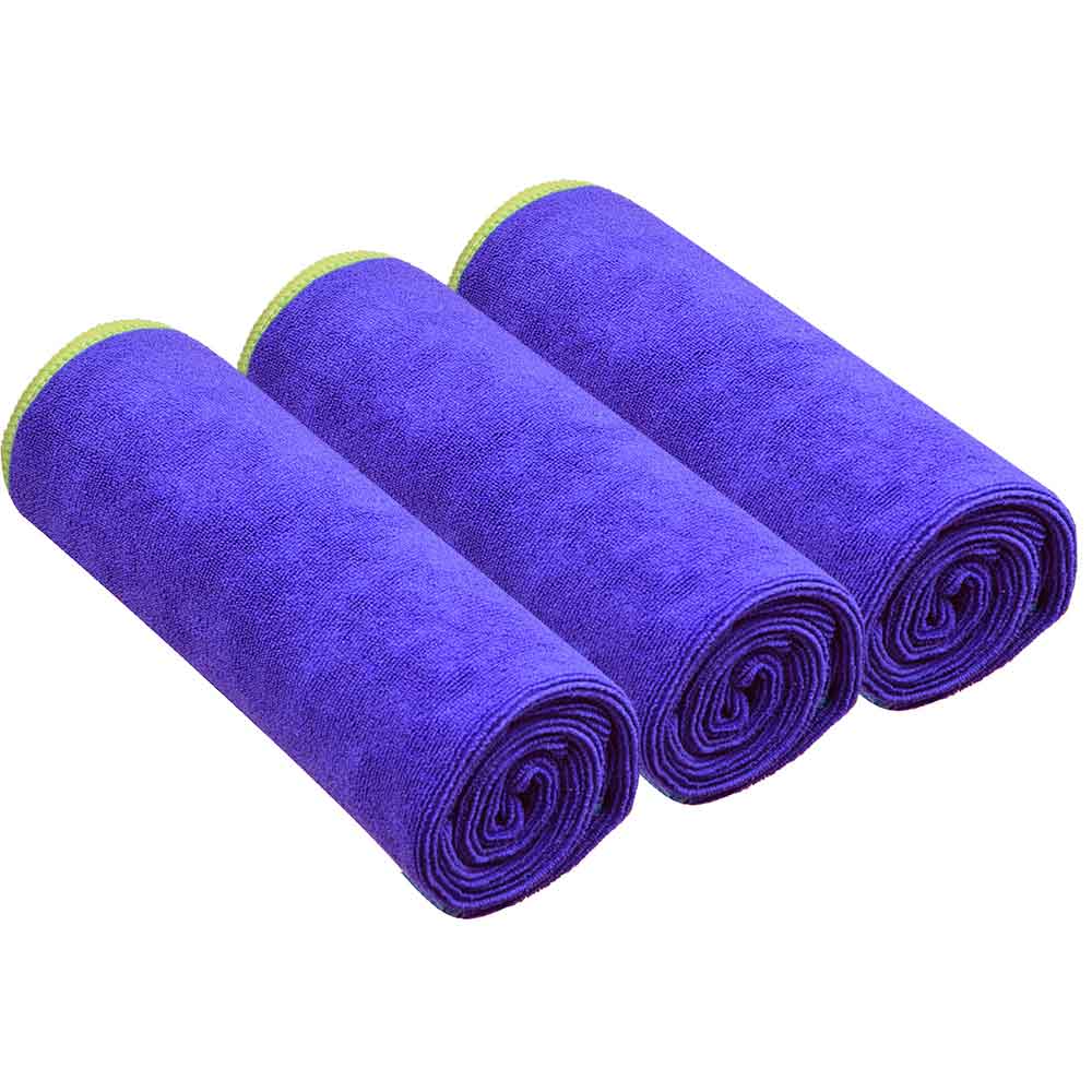 Letvægts absorberende mikrofiber sport gym håndklæde golf yoga sved håndklæder til voksne hotel fitness træning 14 inx 30in 3 pakke