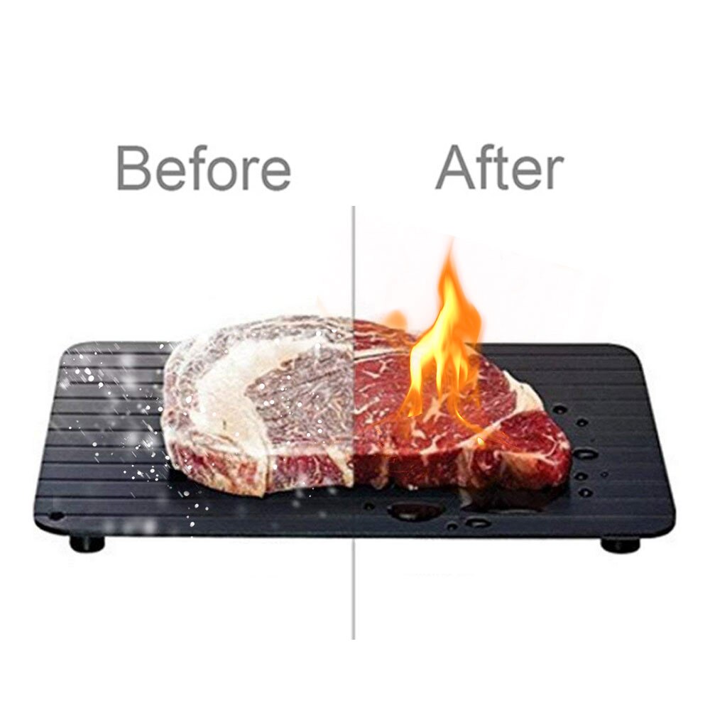 Fast Defrosting Tray Thaw Frozen Food Meat Fruit Quick Defrosting Plate Board Defrosting Meat Tray Kitchen Gadget Tool