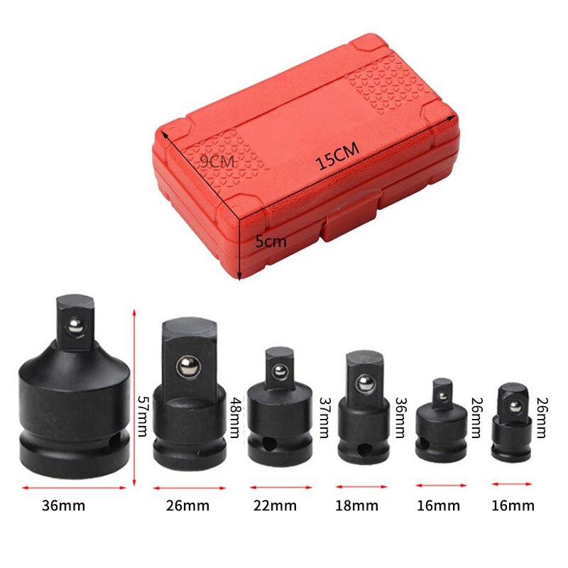Socket Convertor Adaptor Reducer Set Drive Reducer Air Impact Craftsman Ratchet Wrench Spanner Keys 1/2 to 3/8 3/8 to 1/4