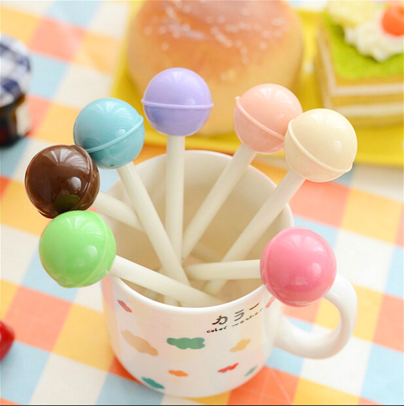 1pcs Kawaii Lollipop Pen Out of Pencil Case Large Capacity School Pencil Bag Stationery School Write Supplies