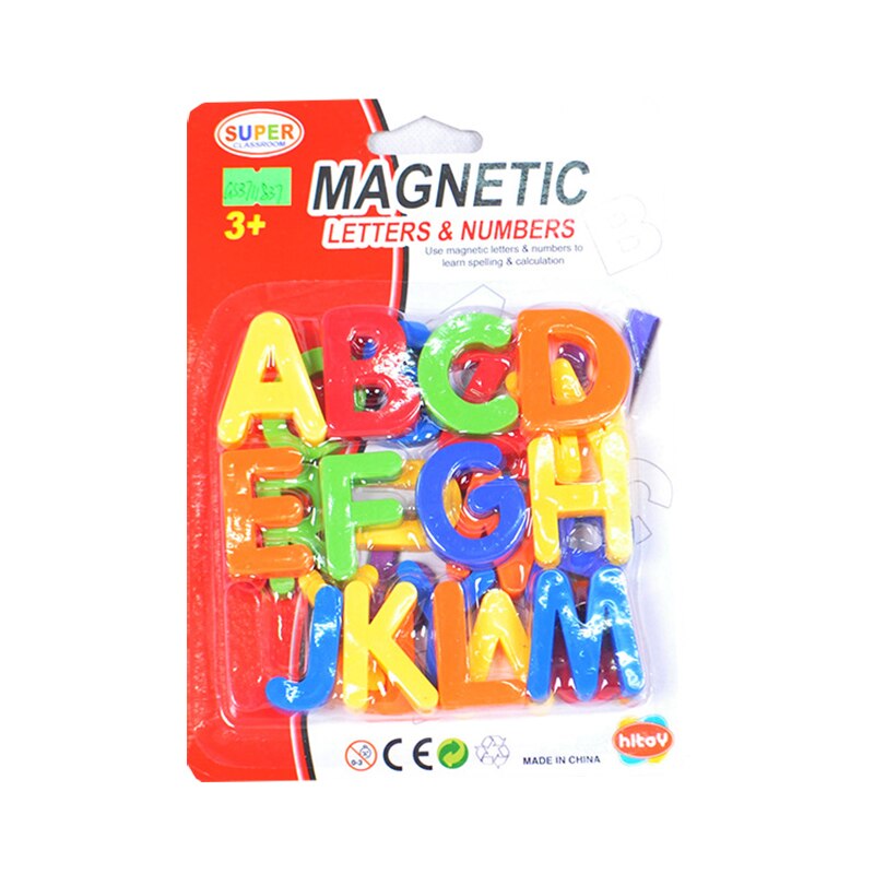 Jouet magnétique avec lettres et chiffres en 3D po – Grandado