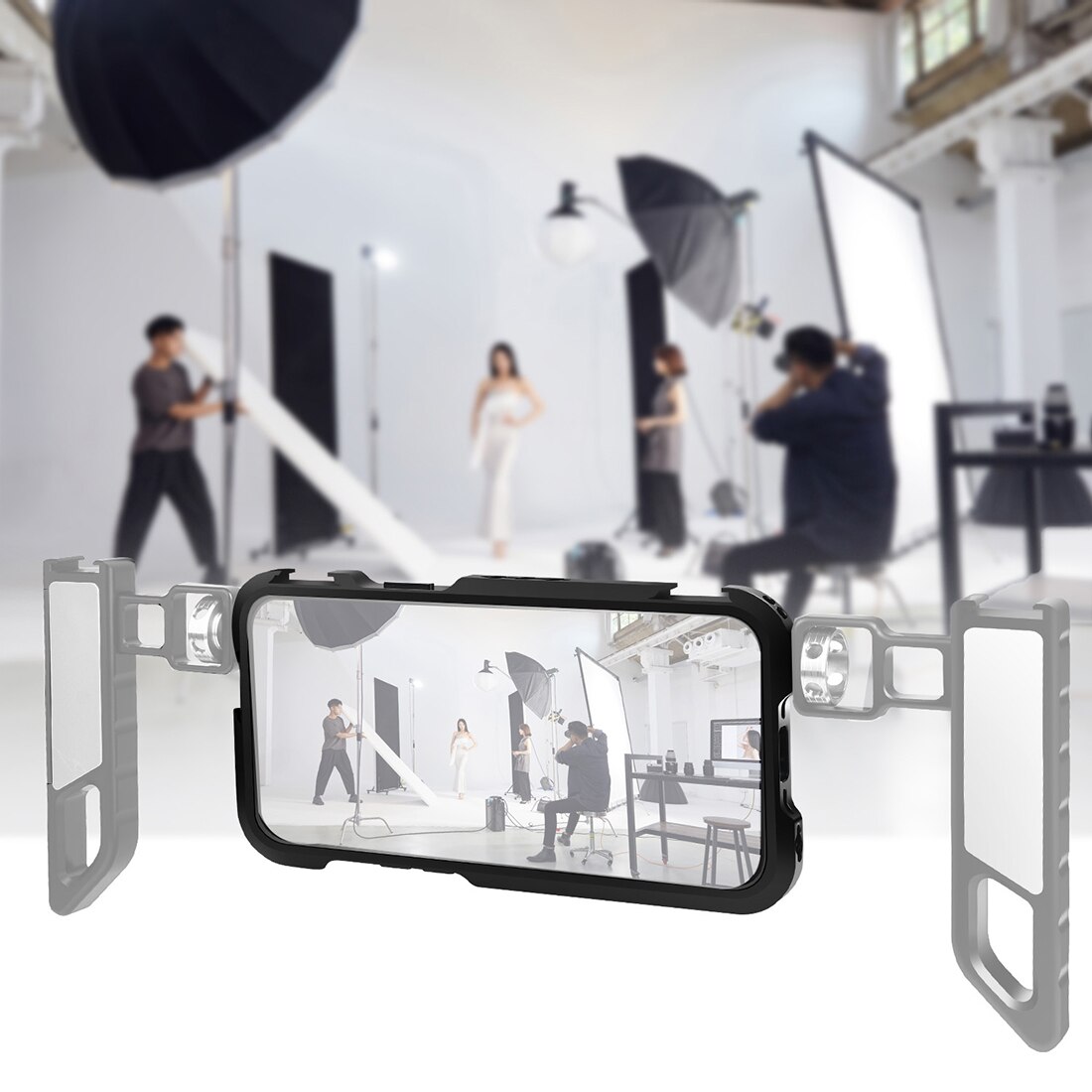 BGNing gabbia per fotocamera in lega di alluminio per Sony A7m4 custodia protettiva per Sony A7M4 Cover Shell nera