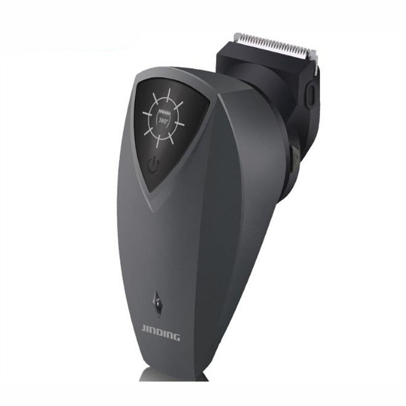 Tondeuse à cheveux électrique rechargeable, coupe-cheveux et barbe, rotative à 360 degrés, auto-assistance, chargeur USB