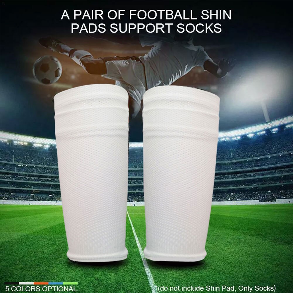 1 Pair Men Shin Guard Adult Kids Boys Football Leggings Ankle Socks Foot Protect Thick Pad Sleeves Shin Guard