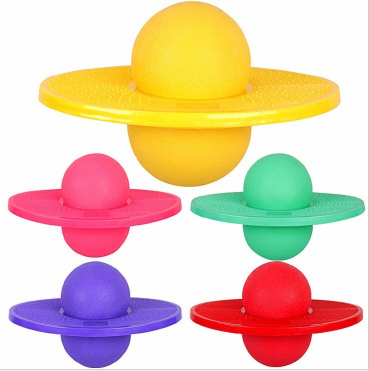 Jumping Bounce Yoga Fitness Ball Rock Hopper Pogo High Bounce Space Balance Jump Board Ball Jumping Toy Balls Energetic Exercise