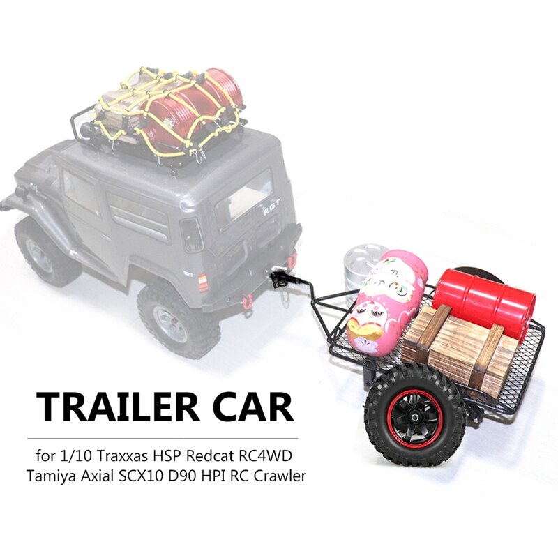 Metal RC Trailer Hopper Frame Simulation for 1/10 Rock Crawler Truck Trail Traxxas TRX-4 TRX4 Axial SCX10 RC4WD D90 CC01