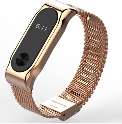 Super Luxe Riem Voor Originele Xiaomi Mi Band 2: Goud