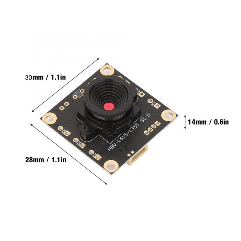 Usb Camera Module Cmos 1.3Mp 50 Graden Lens Usb Ip Camera Module Plug En Play Voor Window Android En Linux systeem