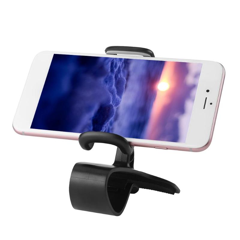 Universal biltelefon holder head up mount klip mobil smartphone gps stander beslag til iphone 6 6s 7 8 plus