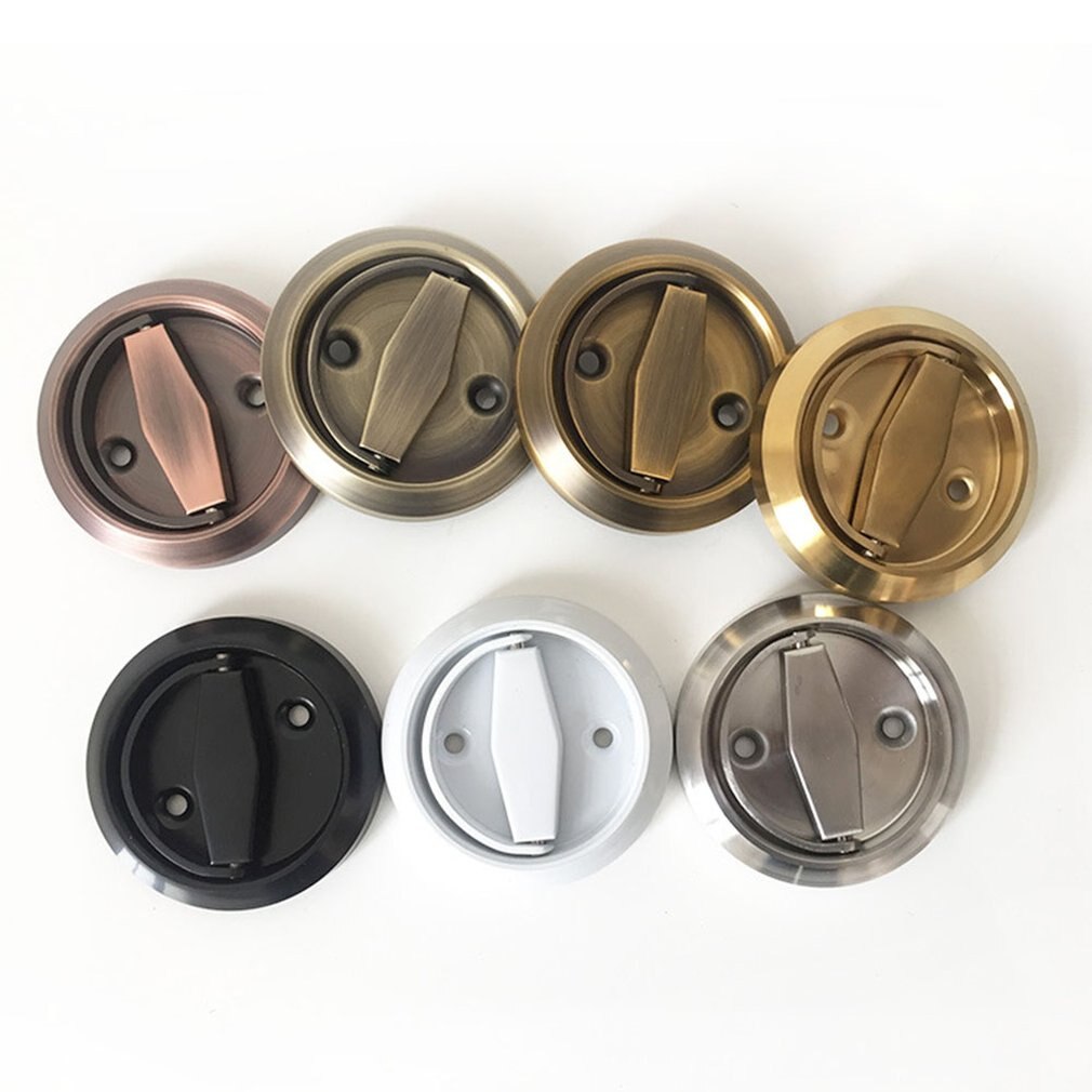Stainless Steel Invisible Door Lock Single-Sided Lock Hidden Door Handle Double-Sided Single Tongue Dark Lock Ball Lock