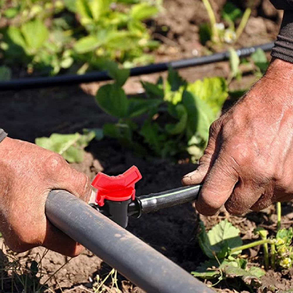 1/2" Thread Garden Tap PE Hose Ball Valve Waterstop Switch Connector for 16mm 20mm Water Tube Drip Irrigation System Kits