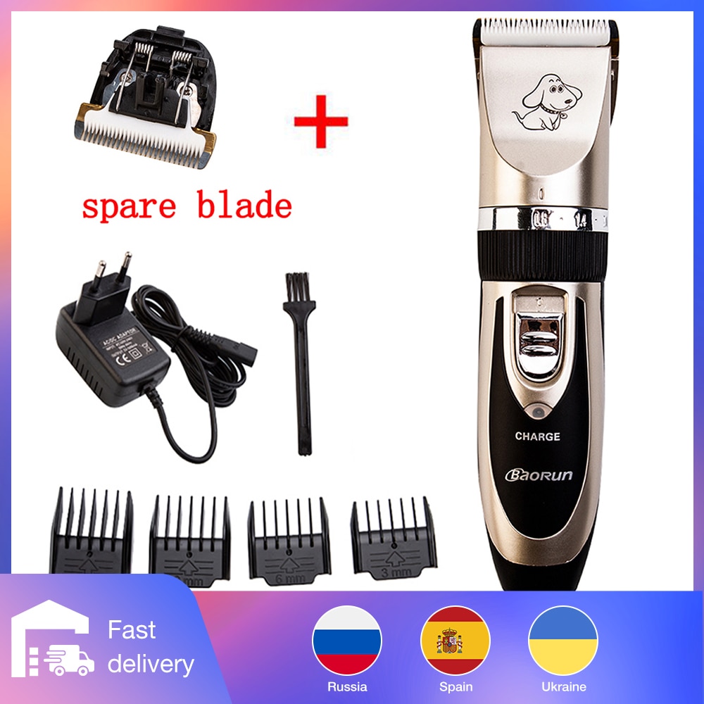 Baorun Pet Dog Hair Trimmer Animal Grooming Clippers Cat Cutter Machine Shaver Electric Scissor Clipper Dog Haircut Machine