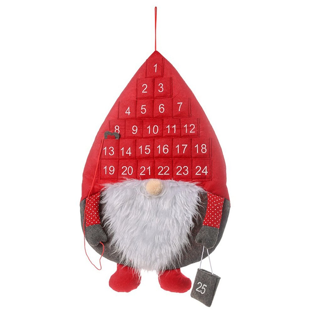 Kerstartikelen kerstversiering noordse bos oude mannen kalender rudolph aftelkalender kerstkalender