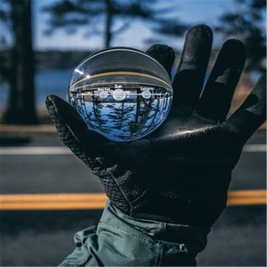 3D Solar System Crystal Ball Engraved Solar System Miniature Planets Model