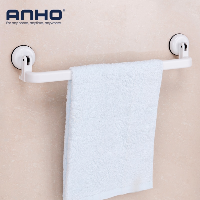 Aftagelig sugekop håndklædeholder genanvendelig vandtæt papirholder badeværelse opbevaringshylde vægmonteret sæbeskål