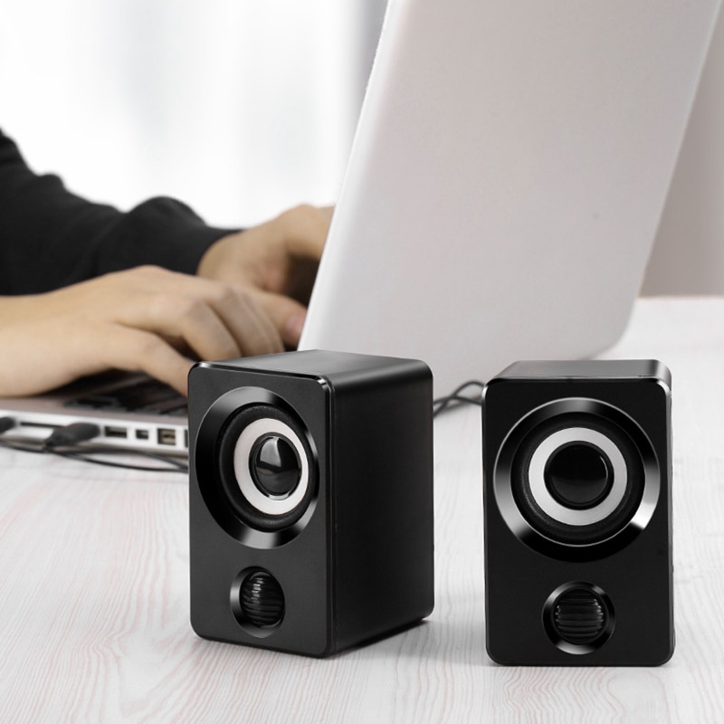 Surround computerhøjttalere med stereo usb kablet multimediehøjttaler til pc/laptops/smartphone