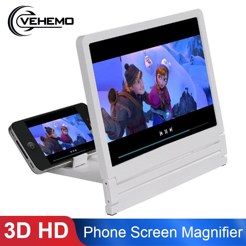 3D HD Tablet Telefoon Screen Vergrootglas Universele Mobiel Telefoon Versterker Lichtgewicht Smartphone Video Versterker Vergroten Screen