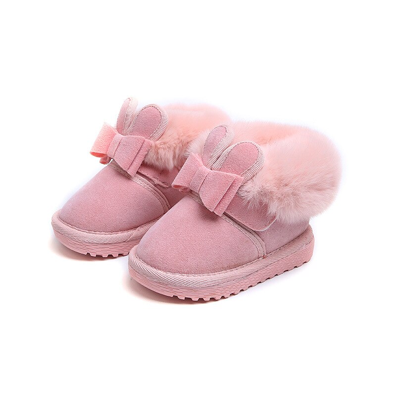 Winter Bsby Laarzen Voor Meisjes Houden Warme Kinderen Snowboots Met Pluche Dikker Mooie Katoen Boot Prinses Schoenen SSS002